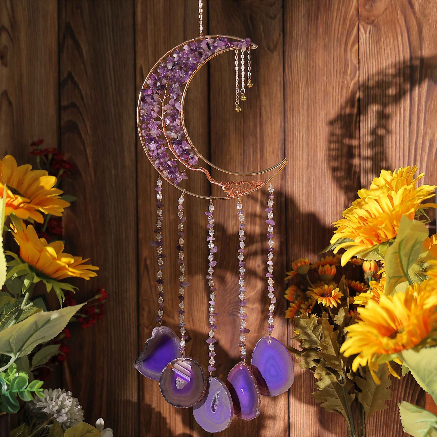 amethyst suncatcher