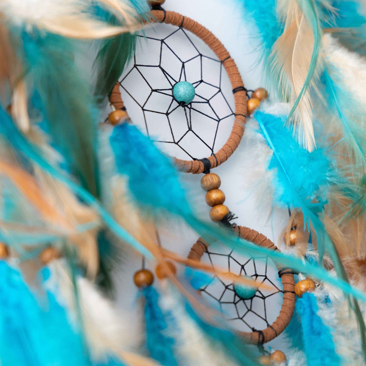 Feather Dream Catcher with Tree of Life