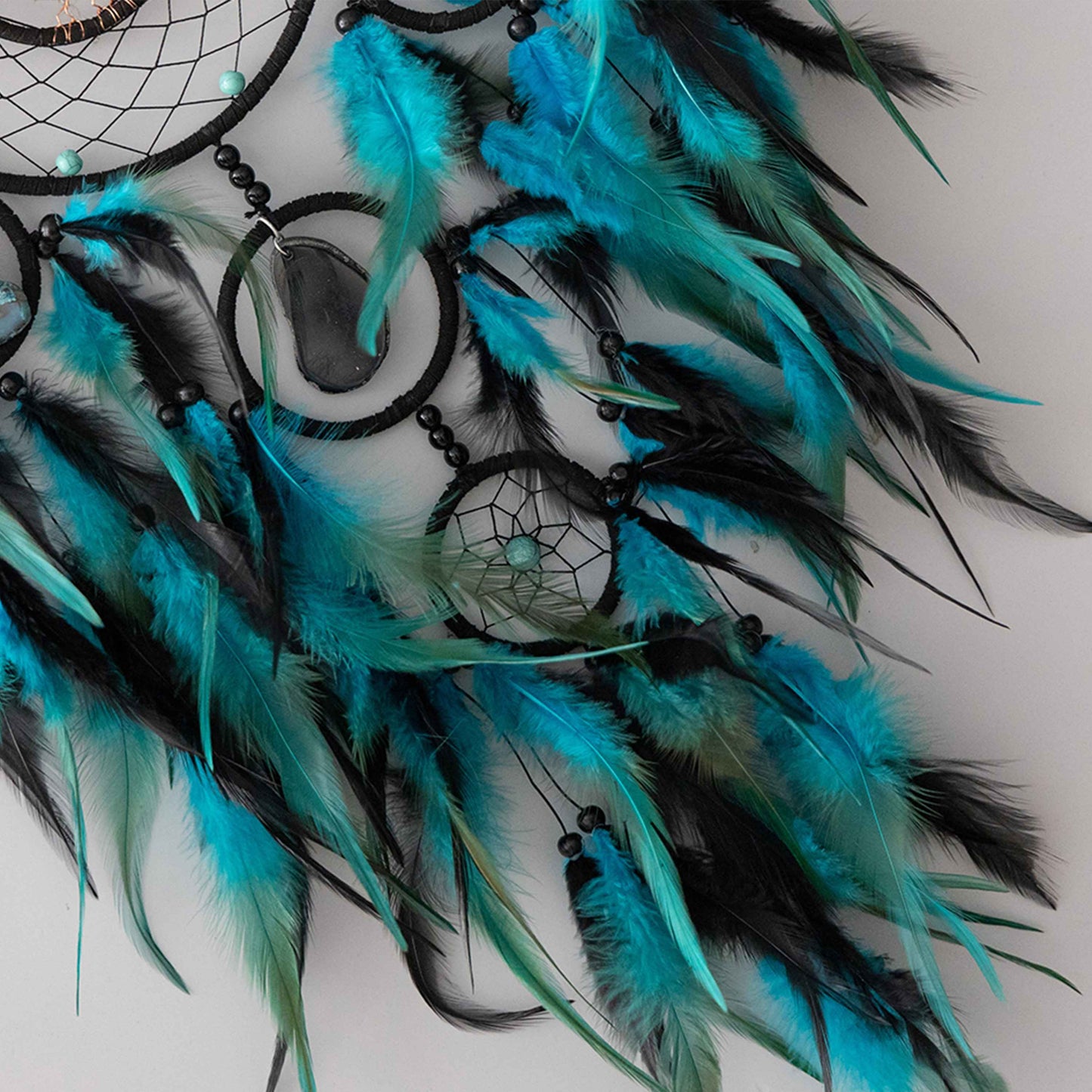 Feather Dream Catcher with Tree of Life