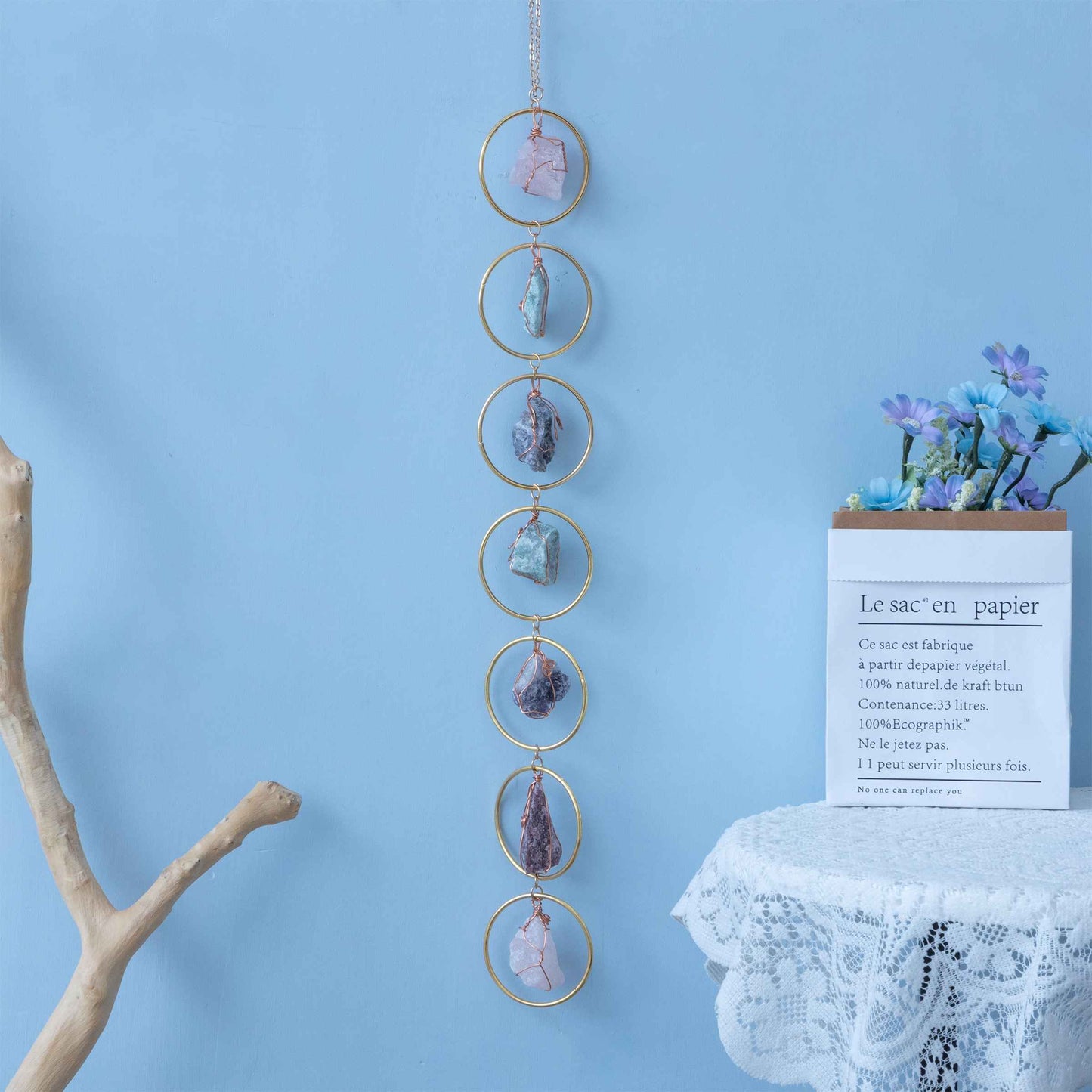 7 Gemstones Chakra Suncatcher