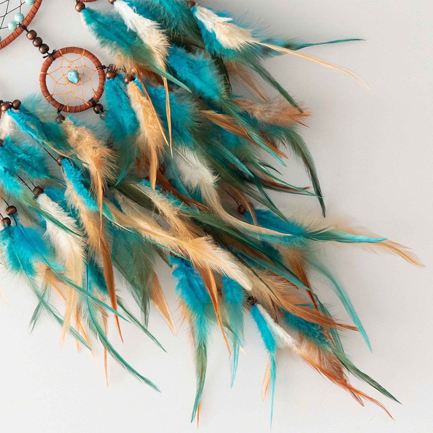 Crescent Feather Dream Catcher