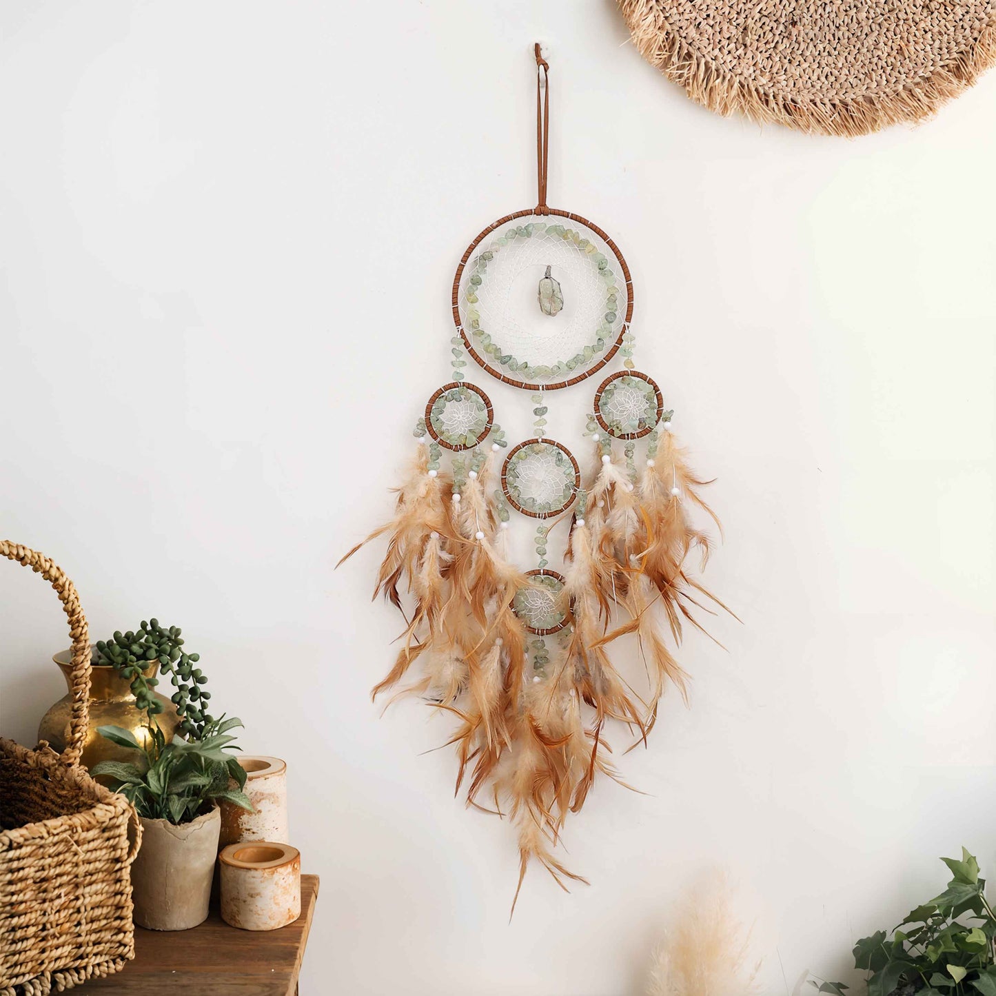 Crystal Feather Dreamcatcher