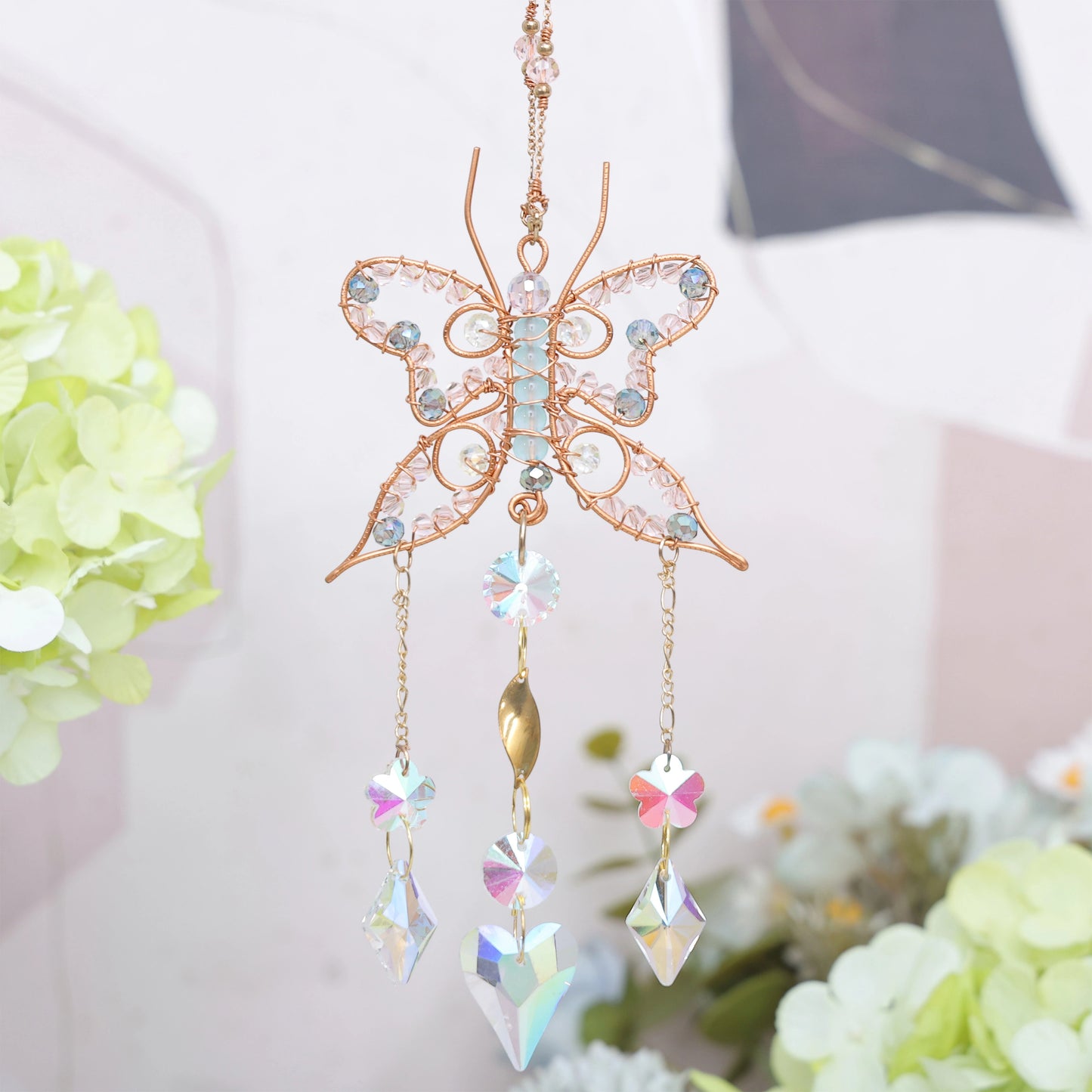 Butterfly Crystal Sun Catcher