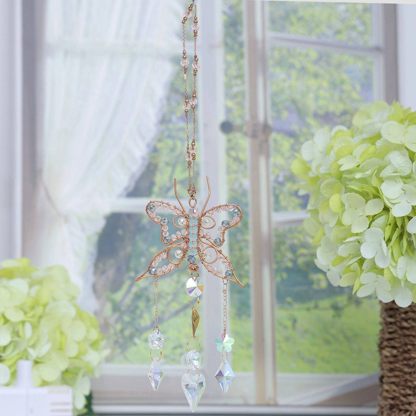 Butterfly Crystal Sun Catcher