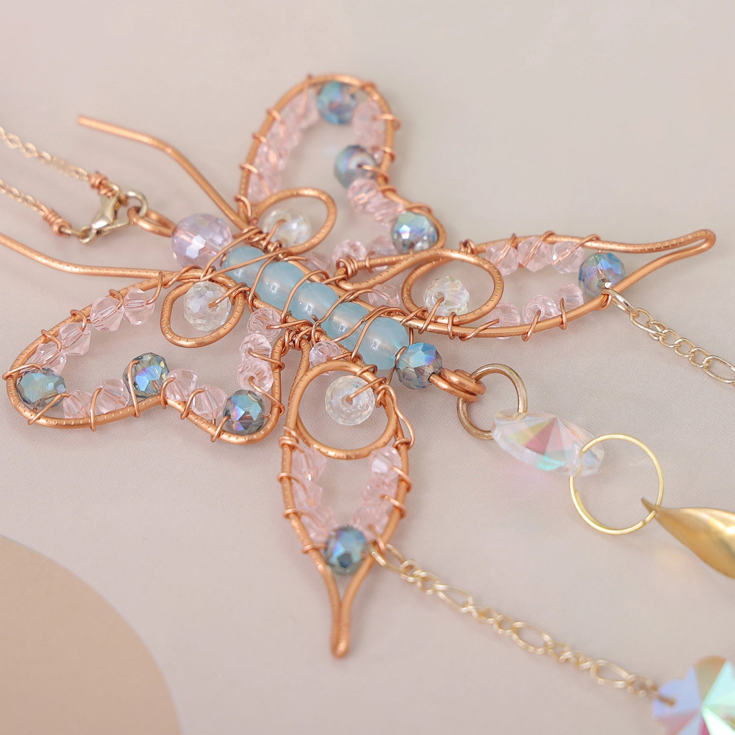 Butterfly Crystal Sun Catcher